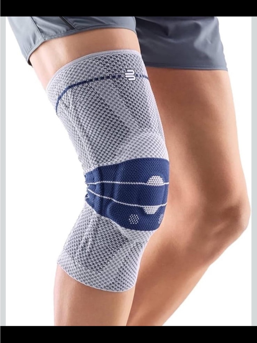 Bauerfeind - GenuTrain - Knee Brace - Targeted Support Titanium Size7 NO BOX